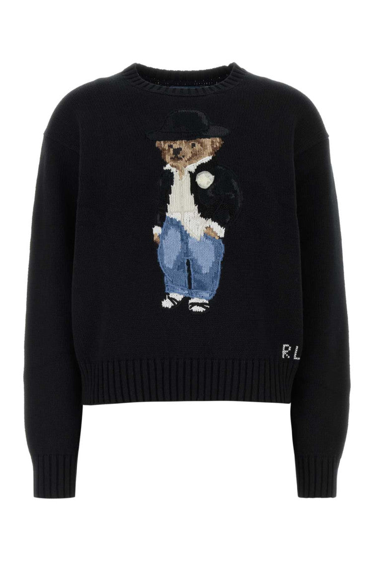 Black Graphic Sweater 1