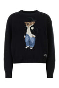 Black Graphic Sweater 1