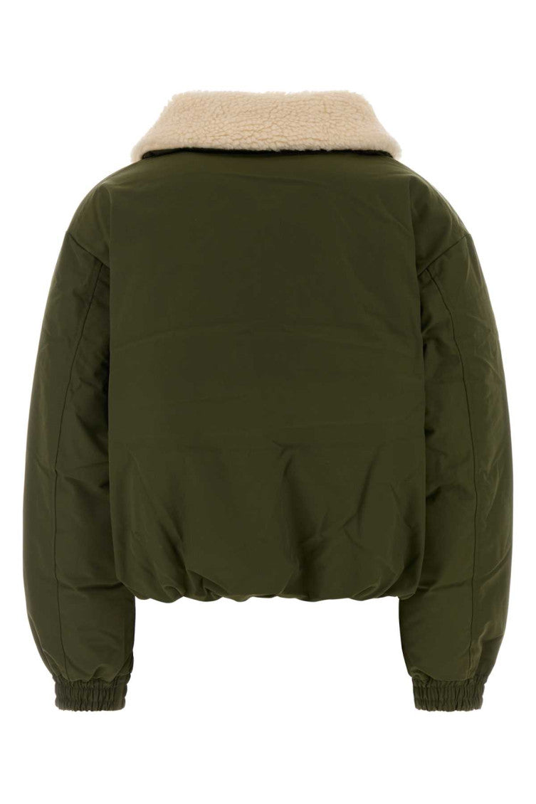 Olive Green Logo Jacket 2