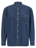 Blue Relaxed Logo Shirt 1