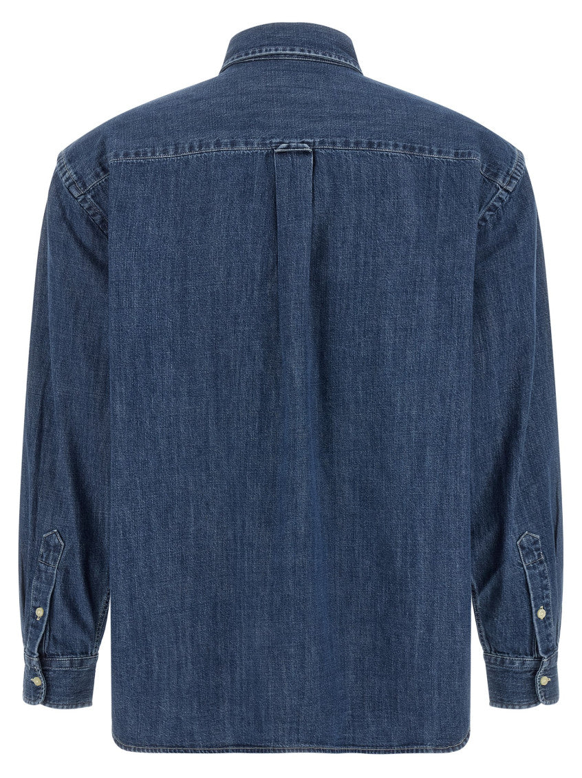 Blue Relaxed Logo Shirt 2