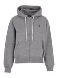 Grey Logo Hood Sweatshirt 1