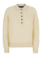 White Knitted Sweater 1