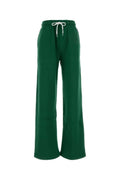 Green Loose Drawstring Pants 1