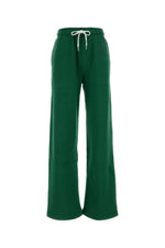 Green Loose Drawstring Pants 1