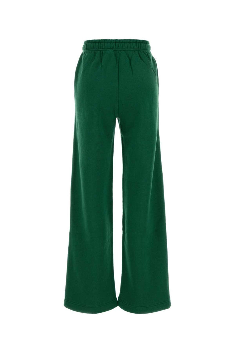 Green Loose Drawstring Pants 2