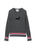 Boys Grey Knitted Sweater 1