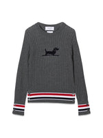 Boys Grey Knitted Sweater 1