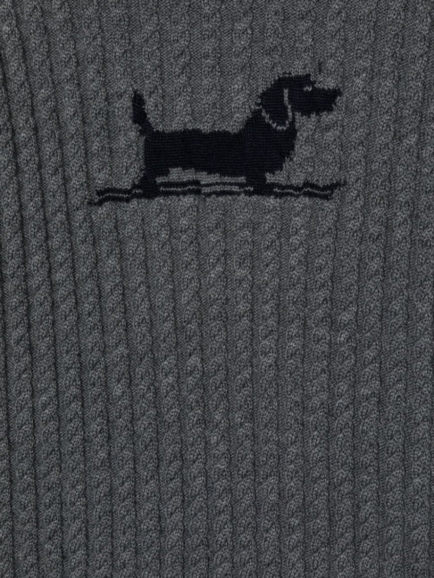 Boys Grey Knitted Sweater 3