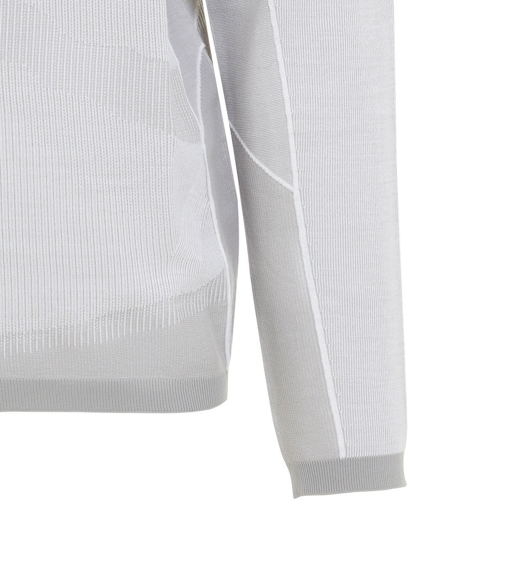 Light Grey Crew Neck Sweater 4