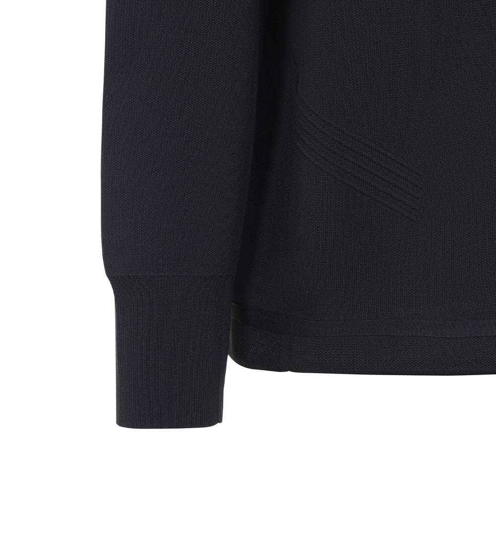 Black Regular Logo Hoodie 4