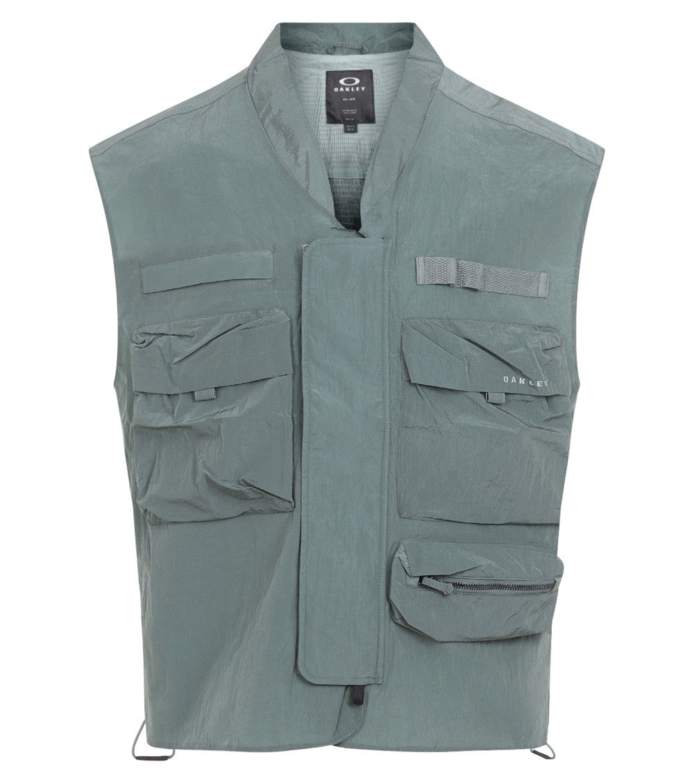 Green Sleeveless Logo Jacket 1