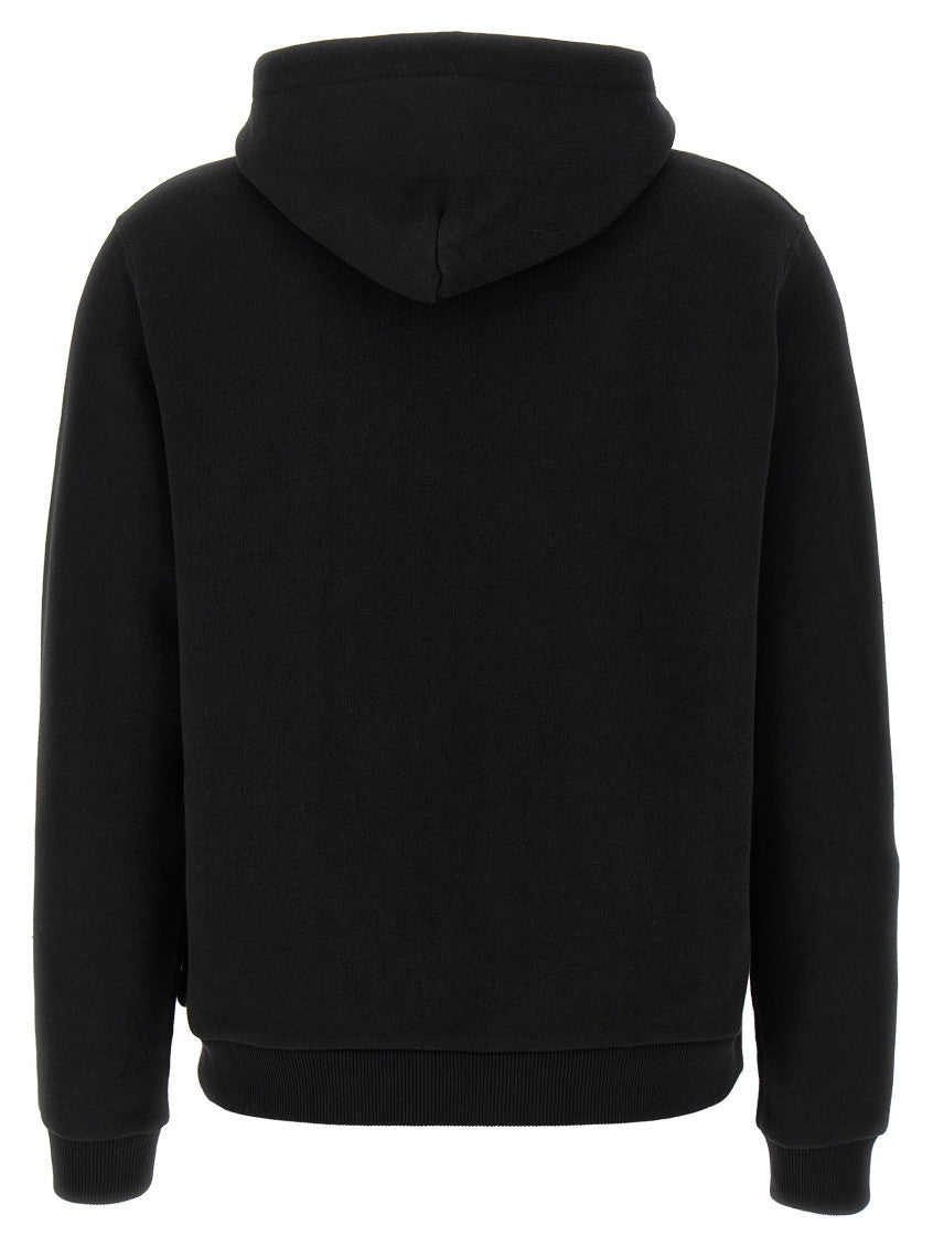 Black Logo Hood Sweatshirt 2