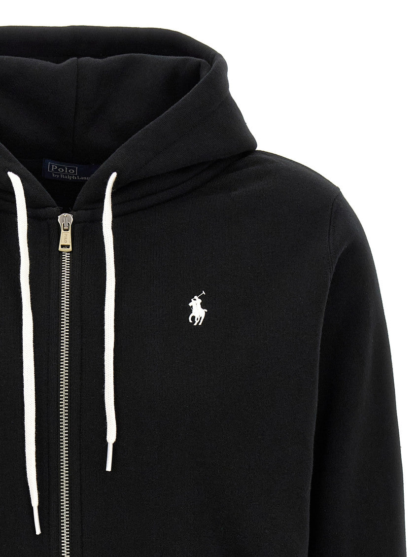 Black Logo Hood Sweatshirt 3