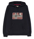Dark Blue Logo Hoodie 1