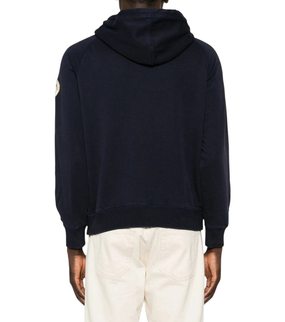 Dark Blue Logo Hoodie 3