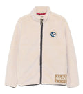 Beige Mock Collar Jacket 1