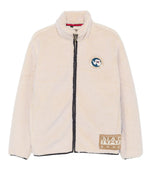 Beige Mock Collar Jacket 1