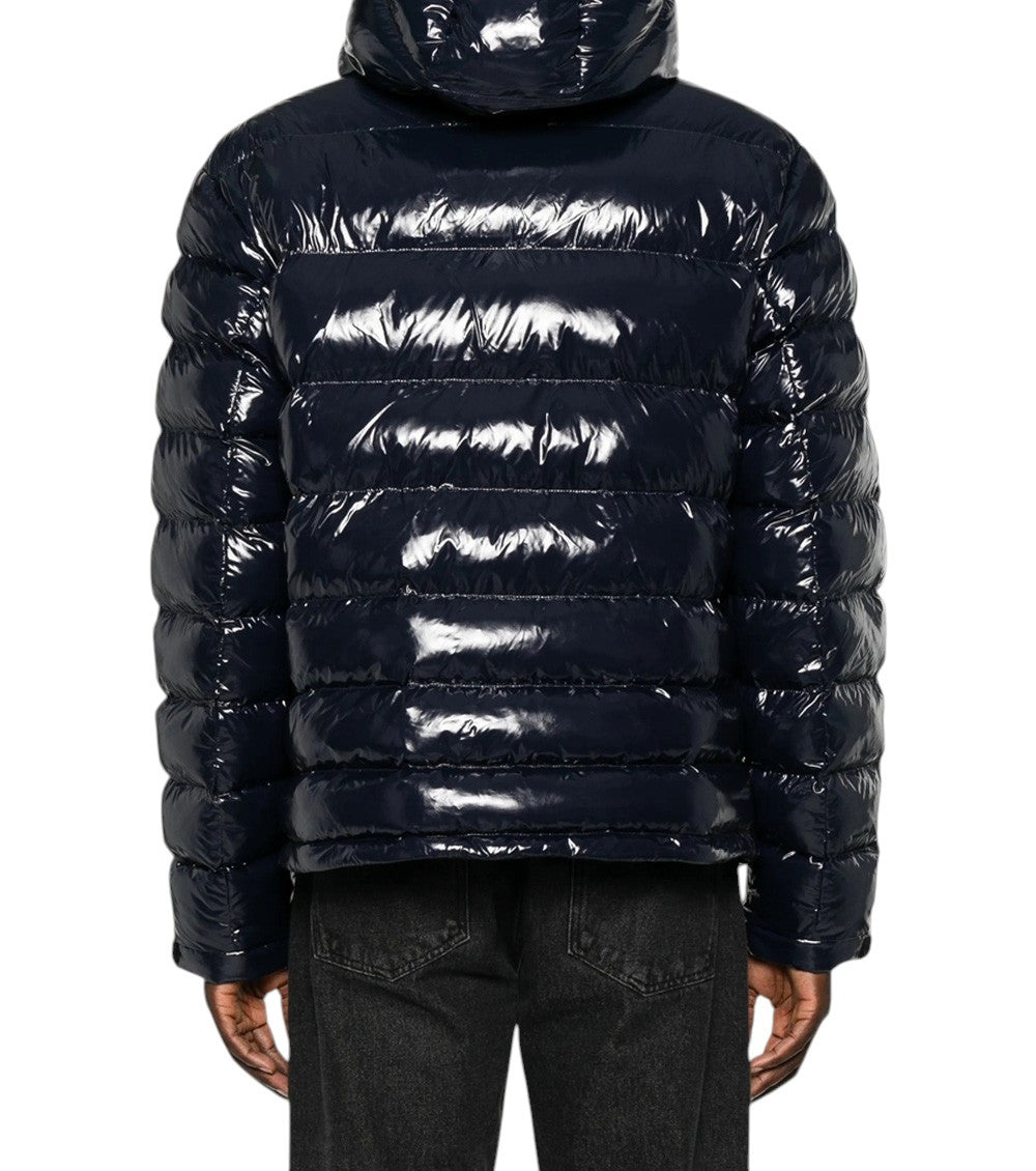 Blue Quilted Hood Jacket 2