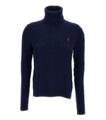 Dark Blue Knitted Sweater 1
