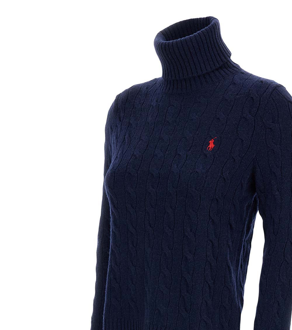 Dark Blue Knitted Sweater 3