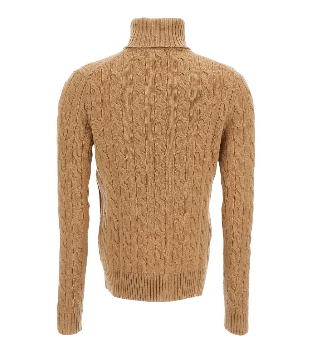 Beige Knitted Sweater 2