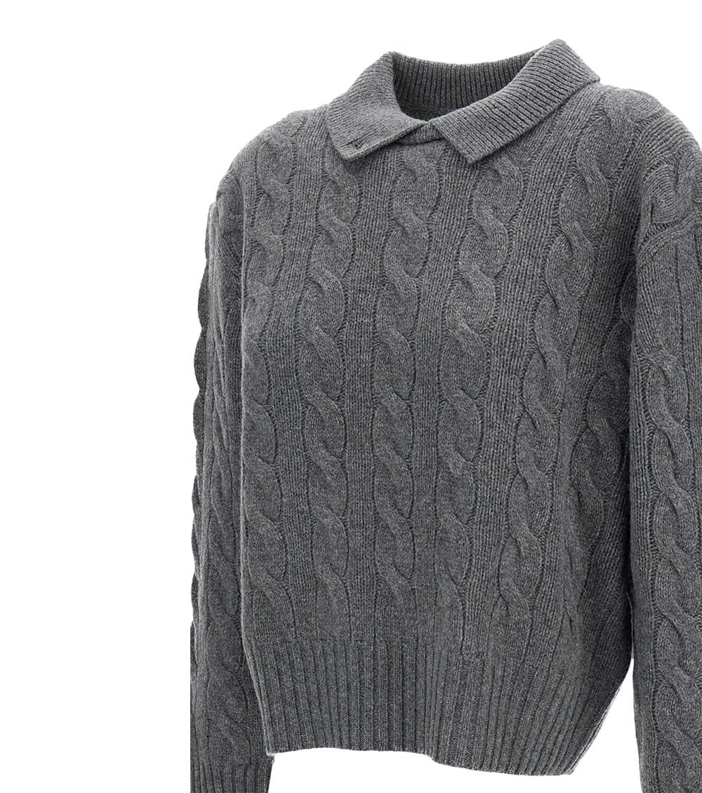 Grey Knitted Sweater 3