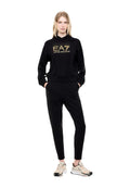 Black Cotton Logo Activewear 1