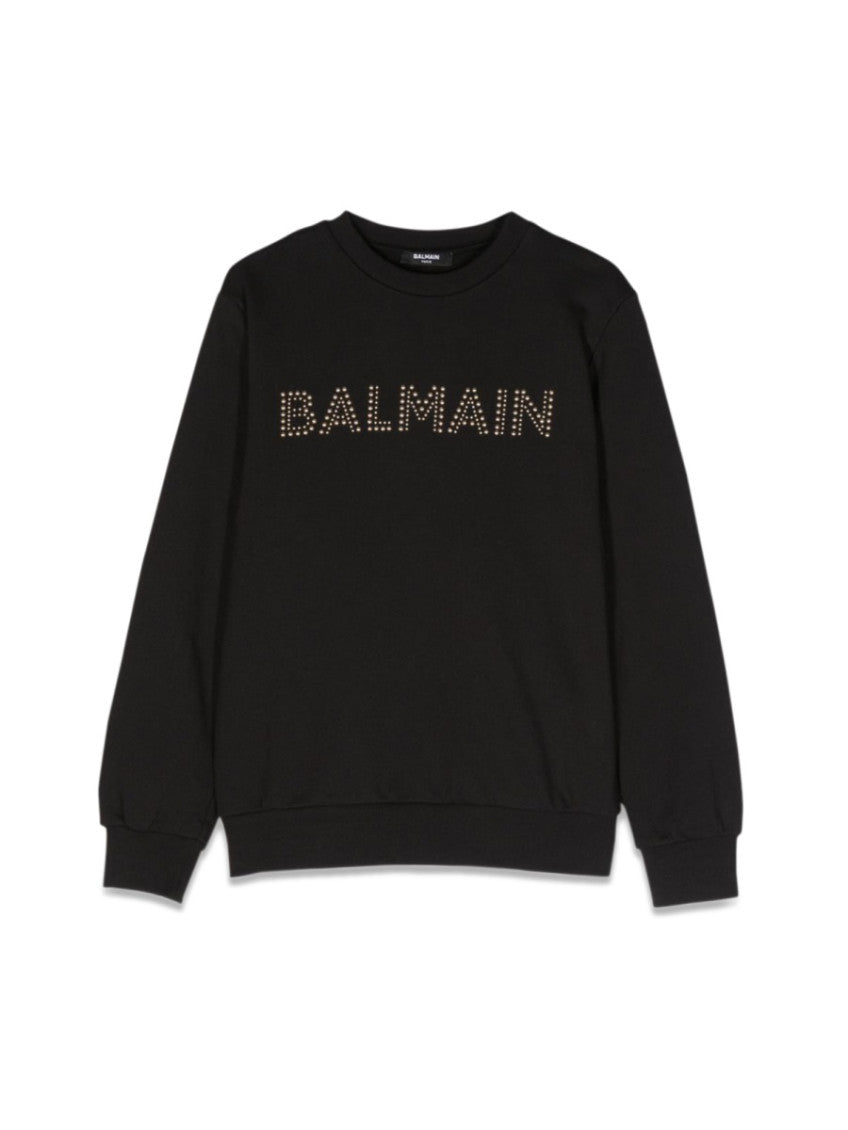 Boys Black Logo Sweatshirt 1
