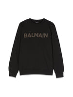Boys Black Logo Sweatshirt 1