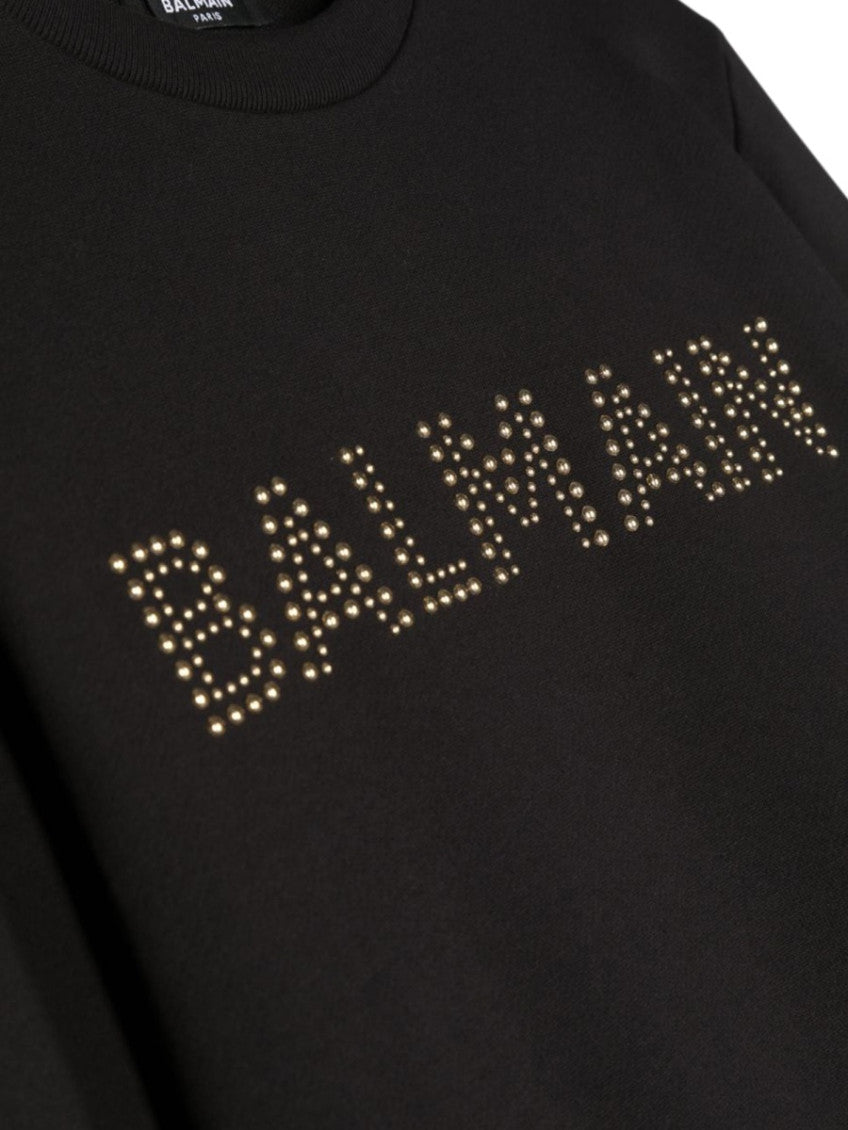 Boys Black Logo Sweatshirt 3
