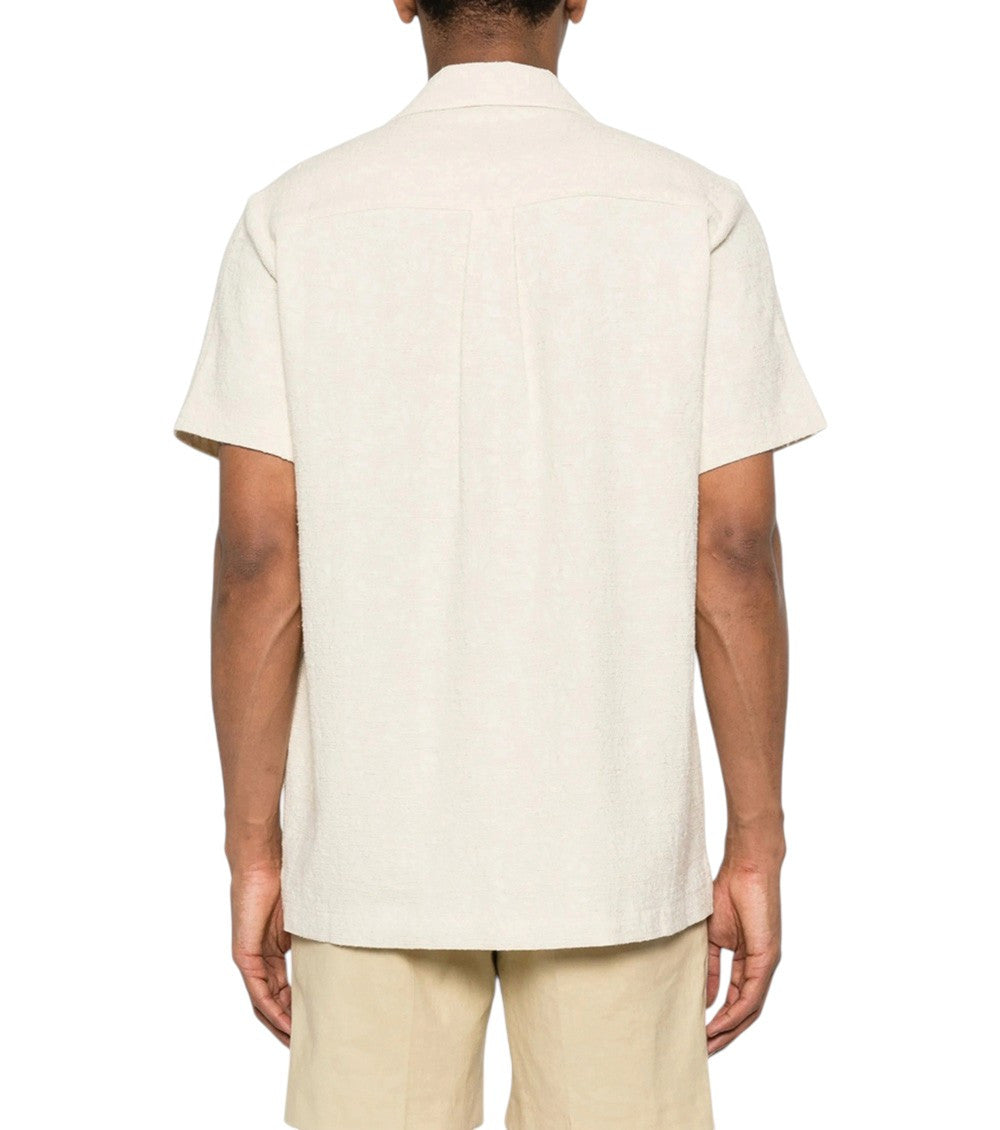 Beige Regular Solid Shirt 3