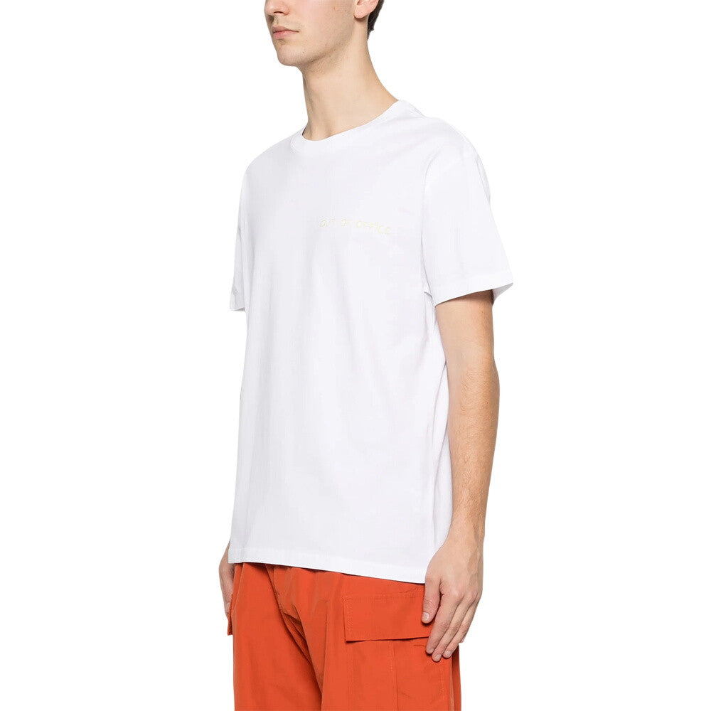 White Crew Neck T-Shirt 2