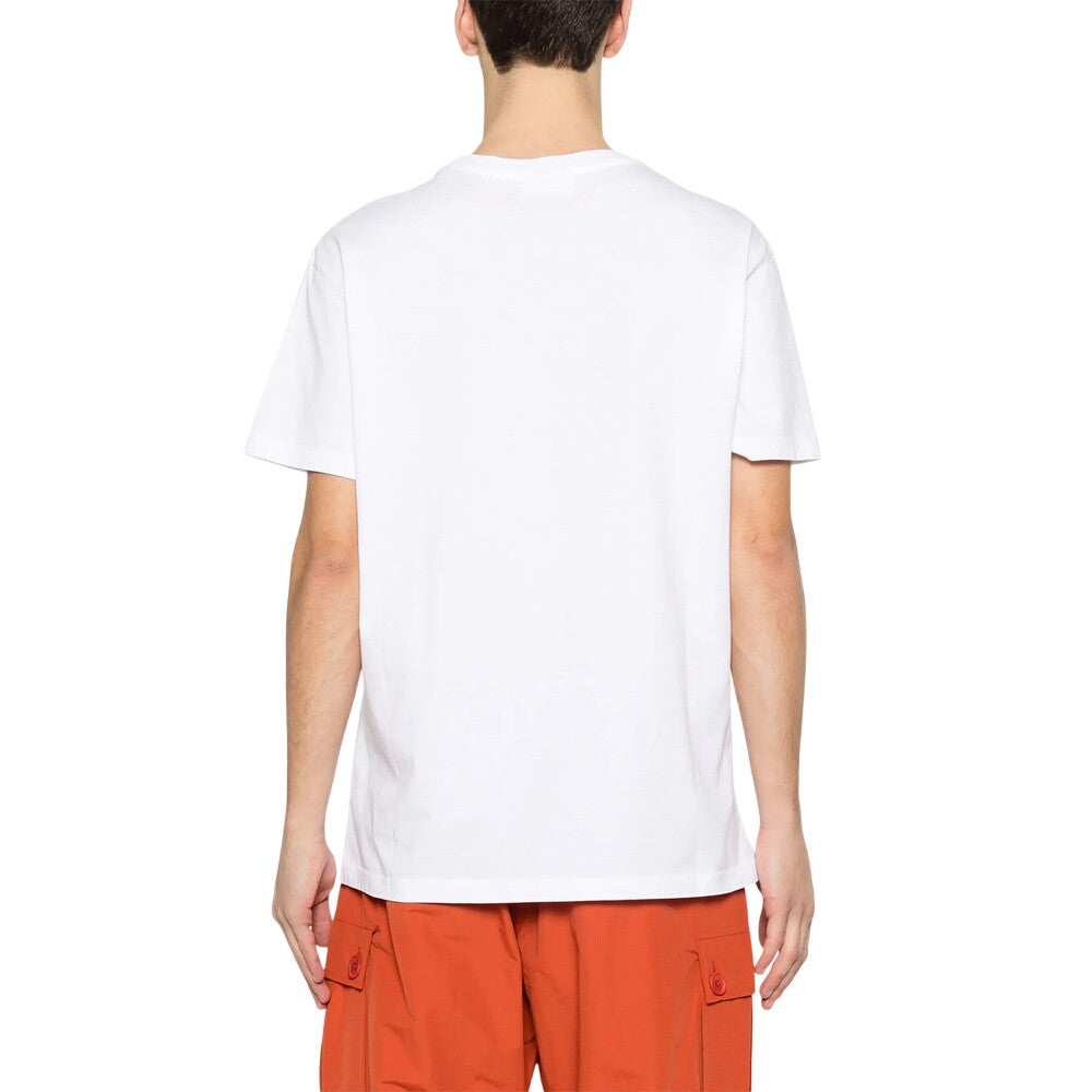 White Crew Neck T-Shirt 3