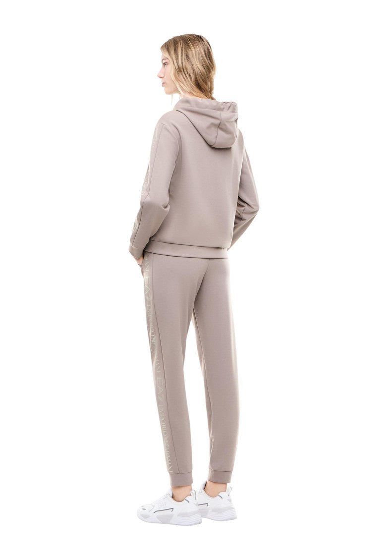 Taupe Logo Tracksuit 3