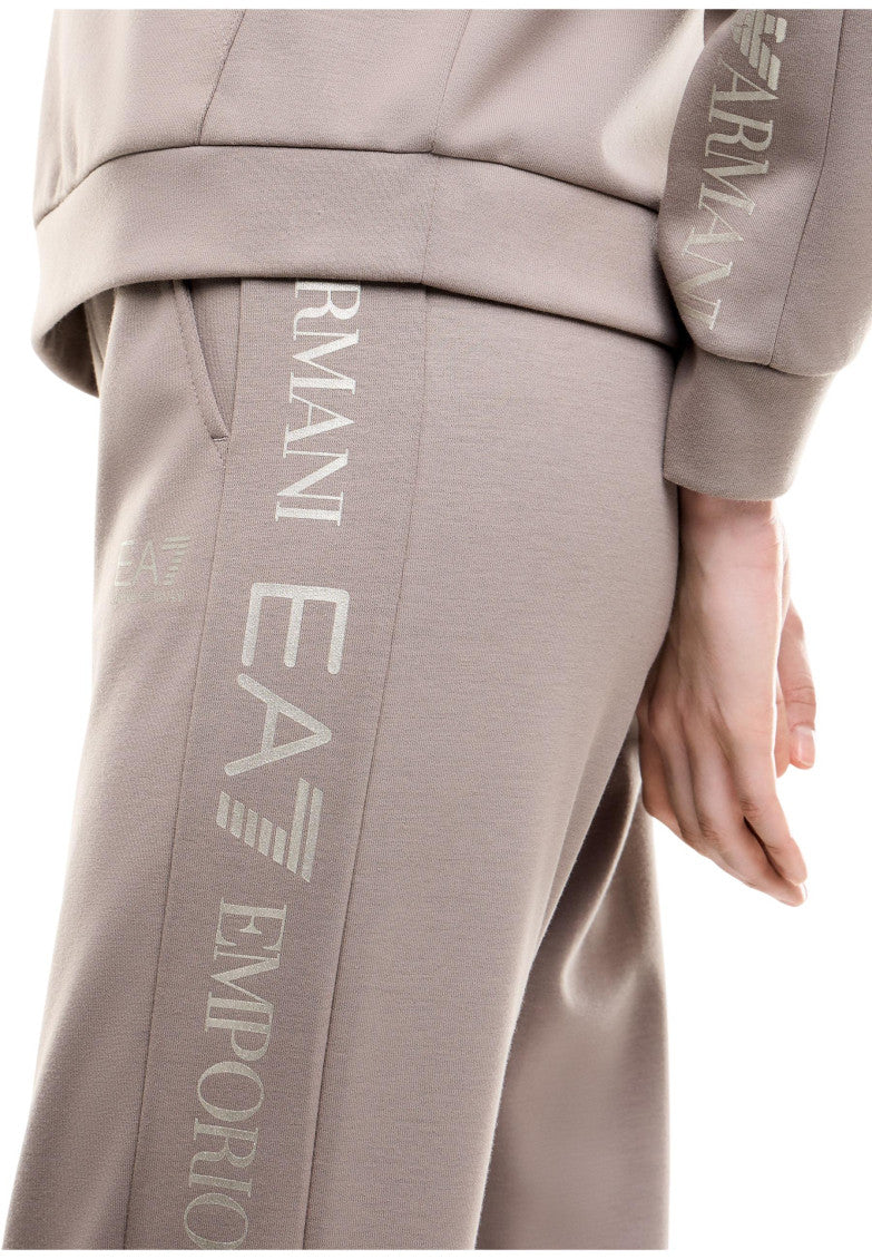 Taupe Logo Tracksuit 5