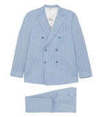 Light Blue Double Breasted Suit 1