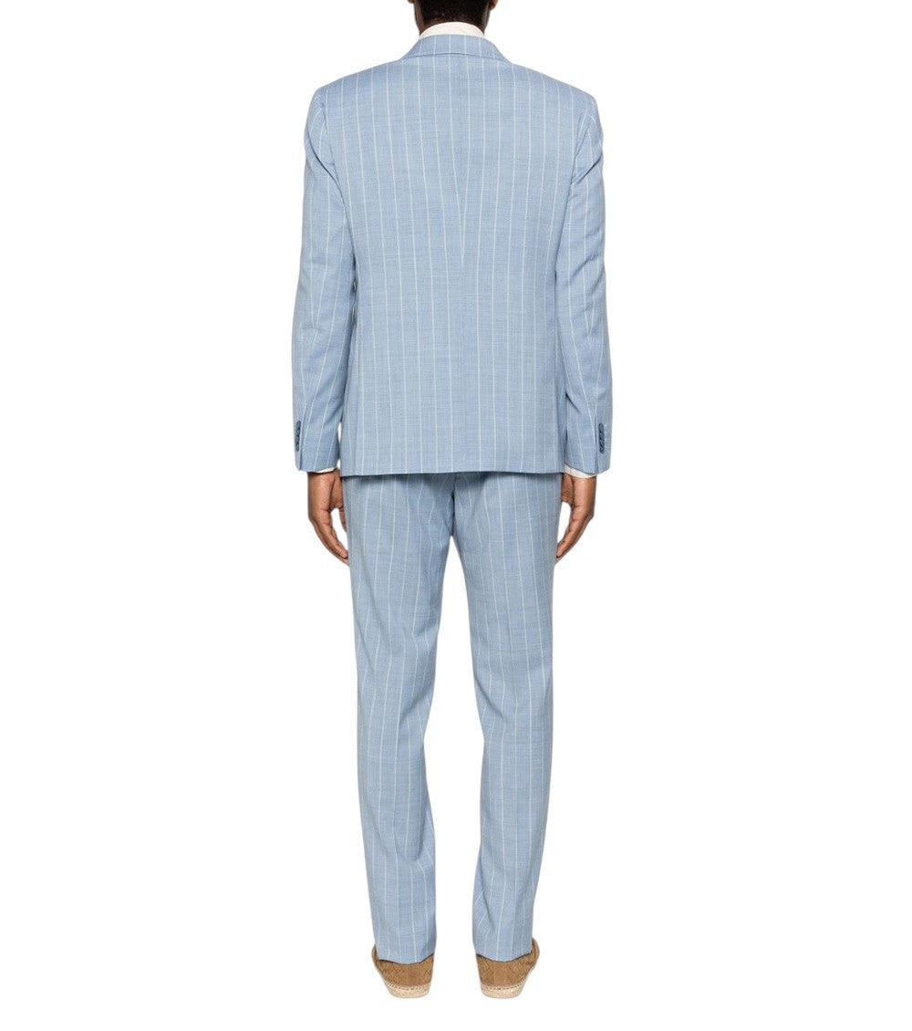 Light Blue Double Breasted Suit 3