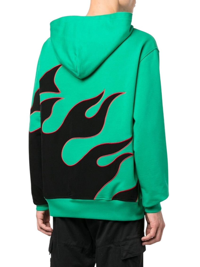 Green Graphic Print Hoodie 2