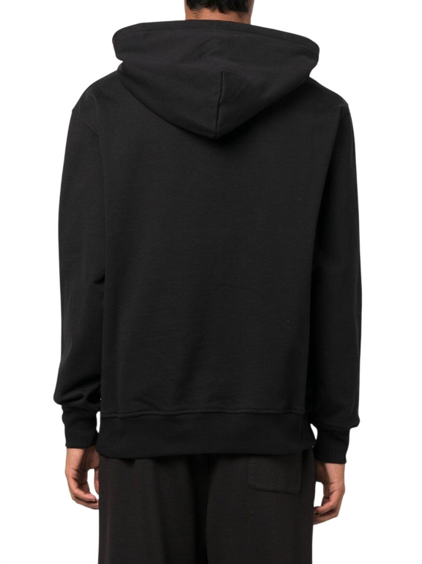 Black Graphic Print Hoodie 2