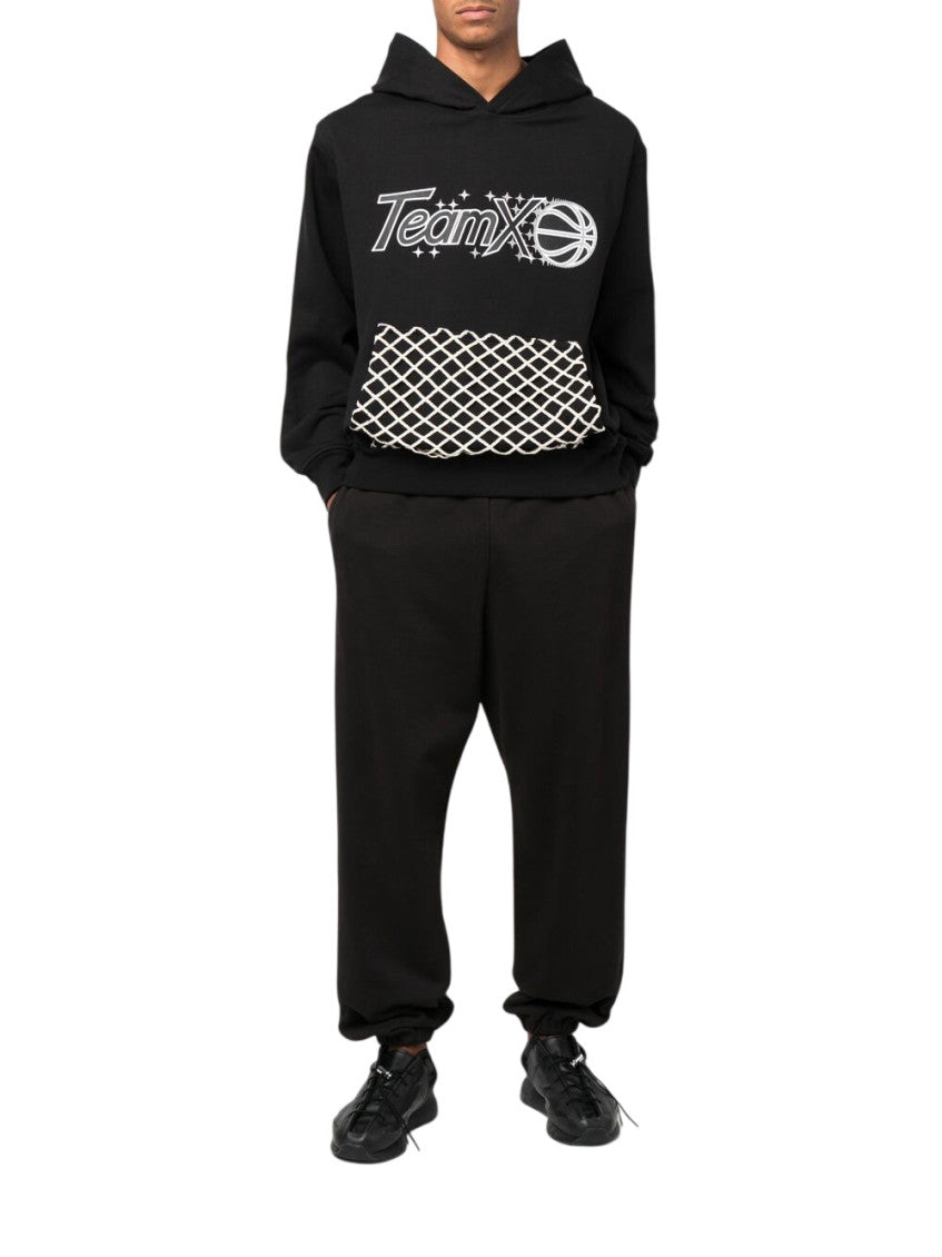 Black Graphic Print Hoodie 3