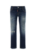 Navy Blue Mid Rise Jeans 1