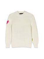 Girls White Knitted Sweater 1