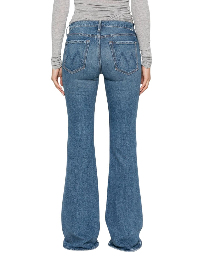 Blue Flared High Rise Jeans 3