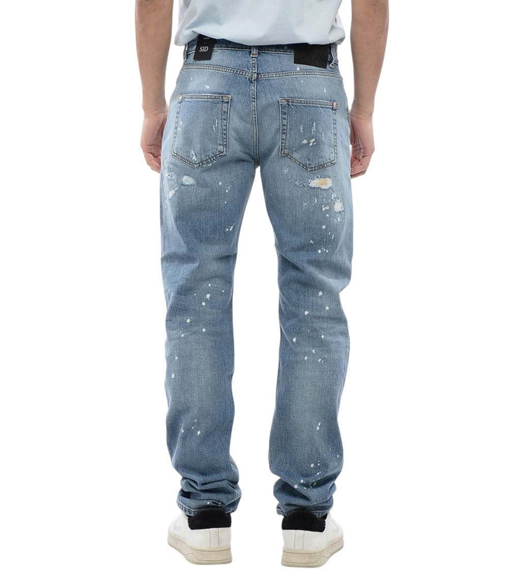 Blue Regular Distressed Jeans 2