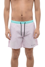 Pink Drawstring Swim Shorts 1