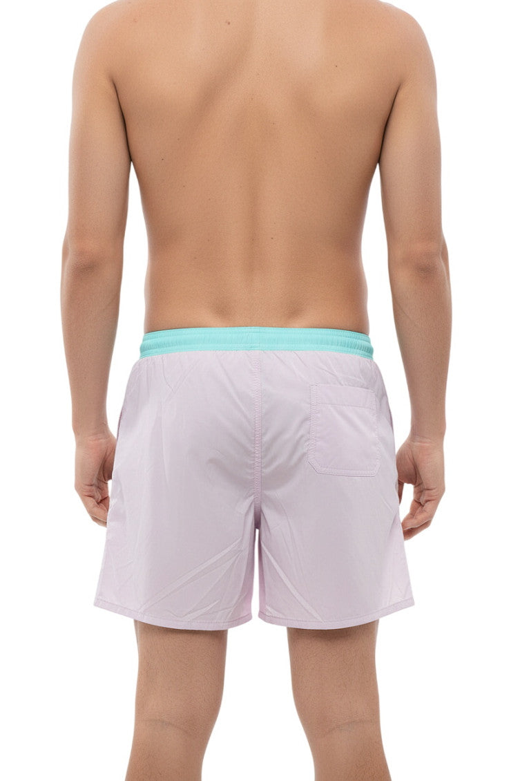 Pink Drawstring Swim Shorts 2