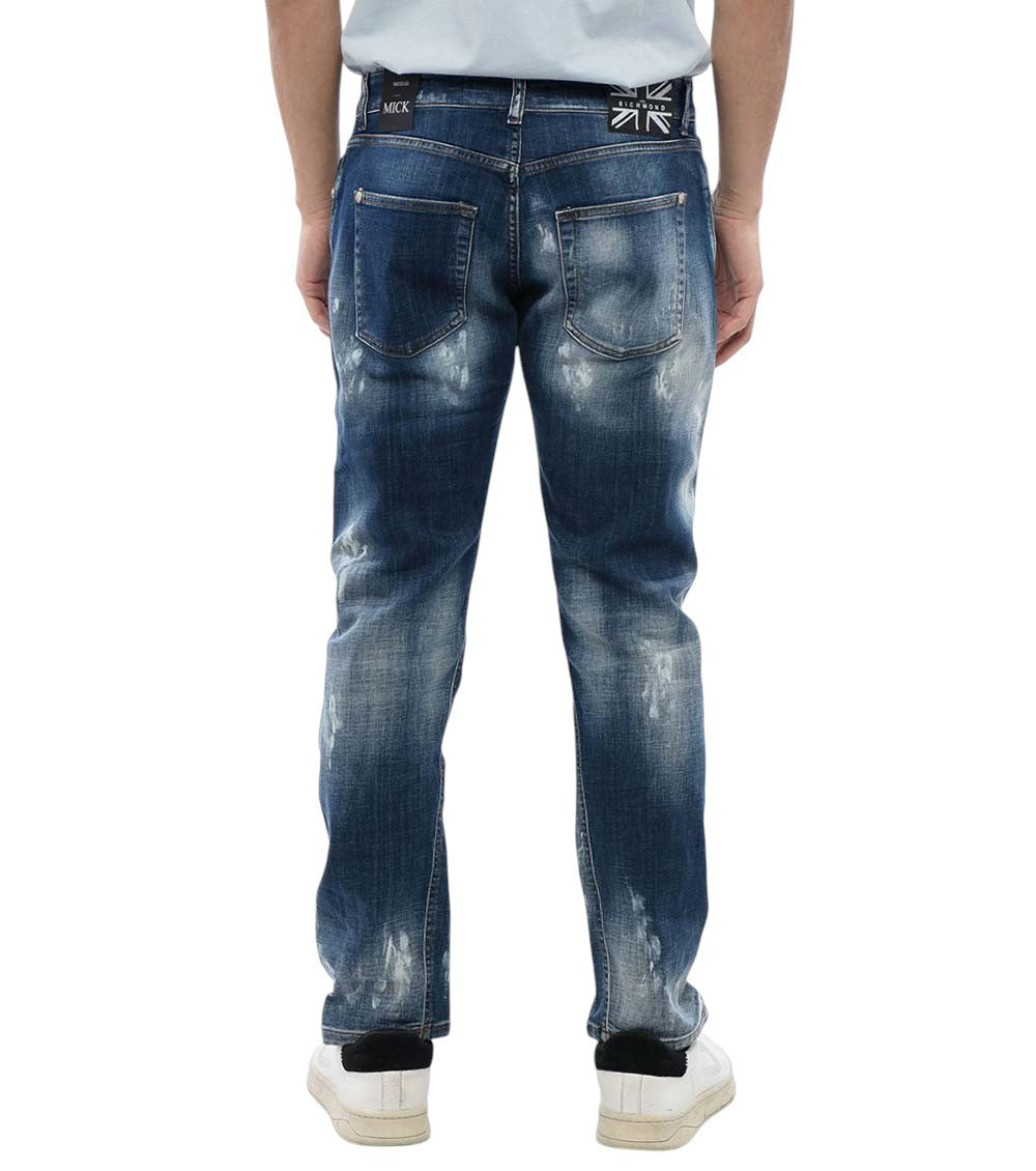 Blue Regular Mid Rise Jeans 2