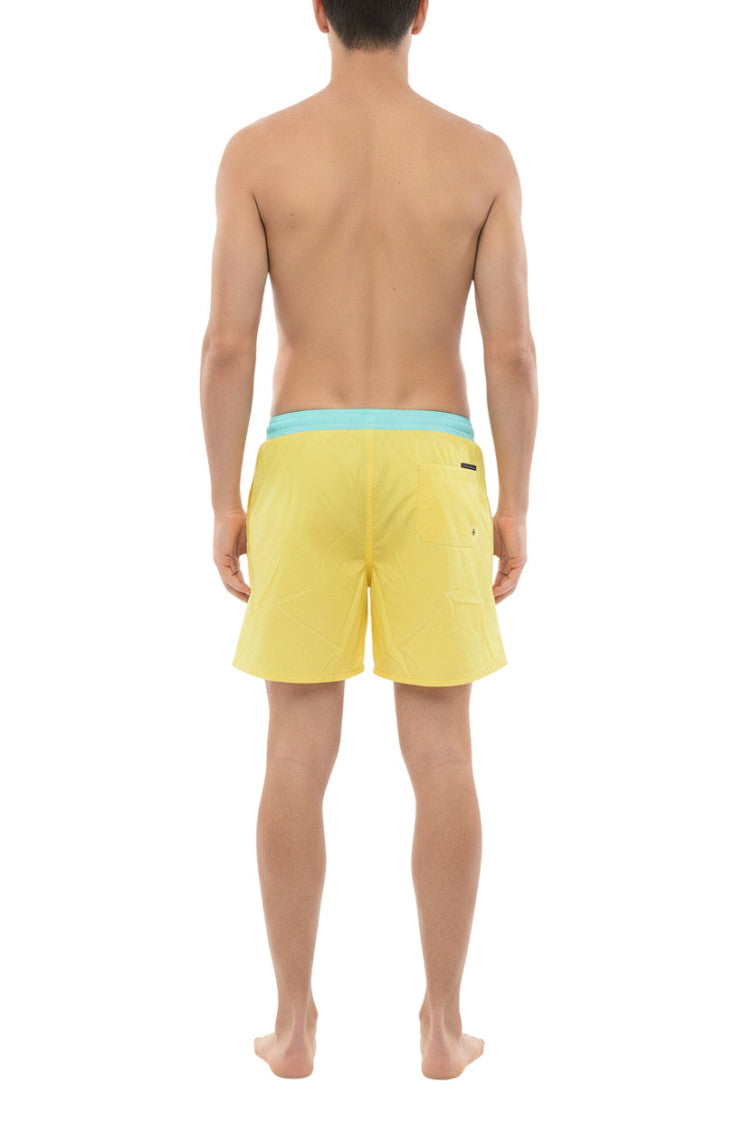 Yellow Drawstring Swim Shorts 2