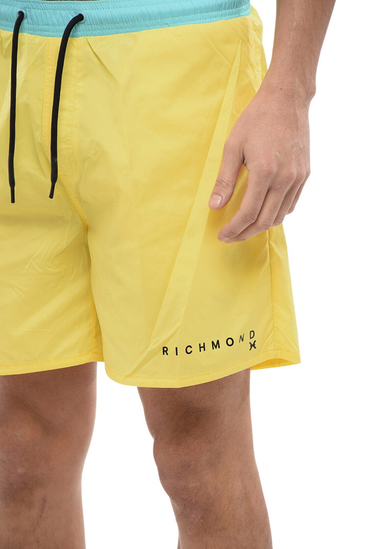 Yellow Drawstring Swim Shorts 3